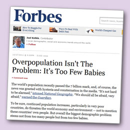 7 miljard mensen - overpopulatie?