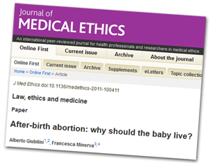 Ethici pleiten voor ‘postnatale abortus’