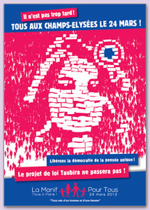 La Manif Pour Tous - 24 maart 2013