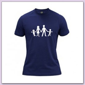 Shirt met het La Manif pour Tous logo