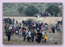 Vluchtelingen verlaten Syrië