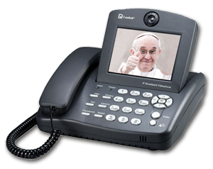 “Hallo, met paus Franciscus”