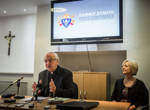 Persconferentie tijdens de Gezinssynode (foto: Catholic Church England)