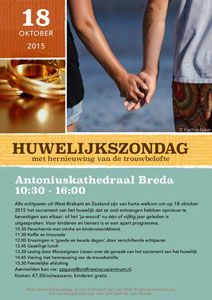 Zondag 18 oktober - Huwelijksezondag Bisdom Breda