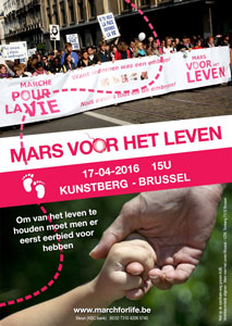 Mars voor het Leven Brussel 2017