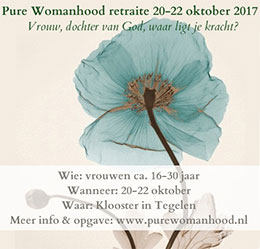 Pure Womanhood - Retraite 20-22 oktober 2017