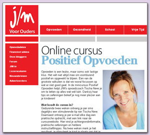 j/m voor ouders - online opvoedcursus