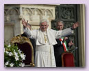 Paus Benedictus XVI op de Wereldgezinsdagen (foto: World Meeting of Families)