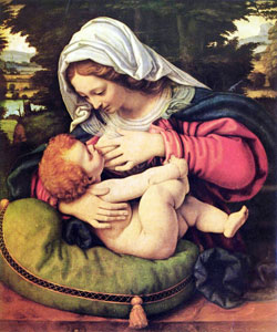 Maria Lactans - Andrea Solario - 1507
