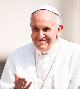 Paus Franciscus (foto: Mazur / Catholicnews.org.uk)