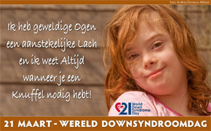 Wereld Downsyndroomdag - 21 maart 2015