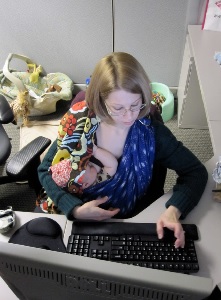 Werkende moeder (foto: Jenny Bradford)