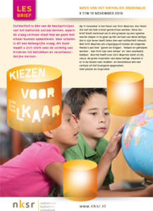 Week van het Katholiek Onderwijs - Lesbrief algemeen